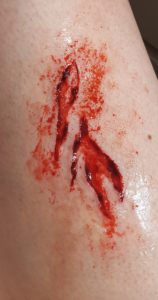 third degree, sfx, sfx makeup, wound, dog bite